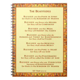 Beatitudes Notebook Anteckningsbok
