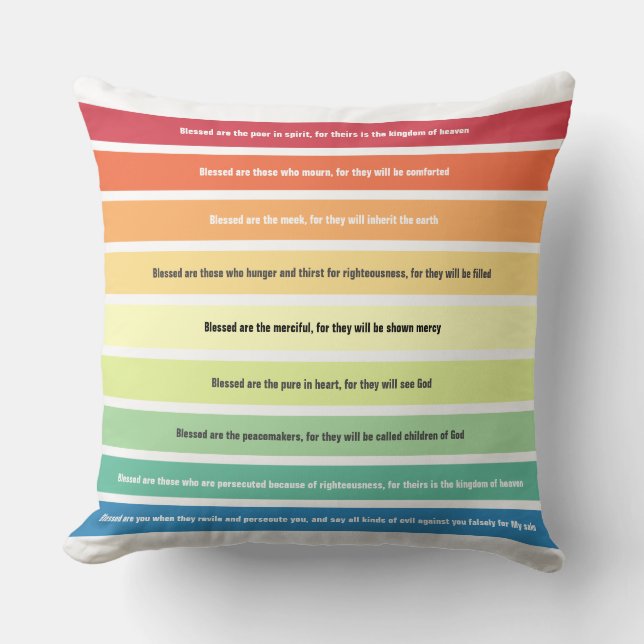 Beatitudes Palette Dekorativ kudde (Framsida)