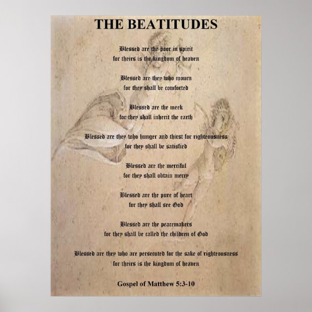 Beatitudes Poster (Framsidan)