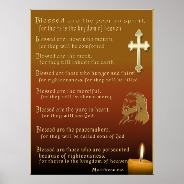 Beatitudes poster (Framsidan)