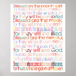 Beatitudes poster