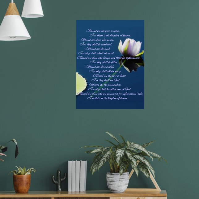 Beatitudes Poster (Vardagsrum 1)