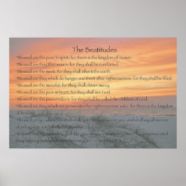 Beatitudes Poster
