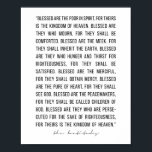 Beatitudes Poster<br><div class="desc">Beatitudes</div>