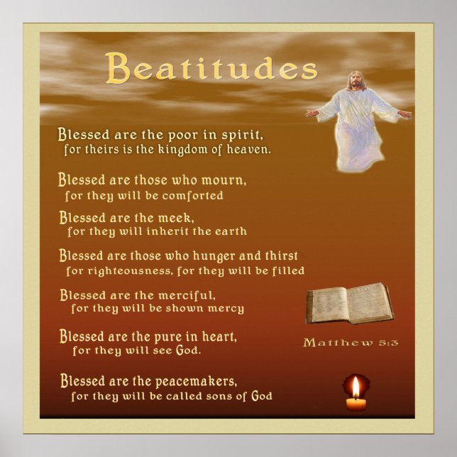 Beatitudes Poster (Framsidan)