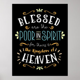 Beatitudes - Stackars i Spirit Poster