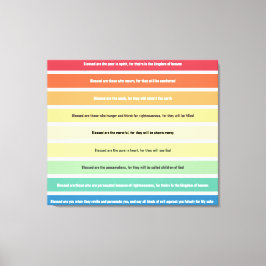 Beatitudes Stretched Kanvastryck