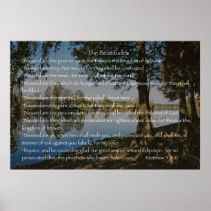 Beatitudes version 2 poster