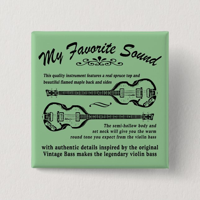 BEATLEBASS knäppas Knapp (Framsida)