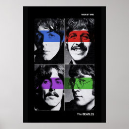 Beatles, klassisk sten, vintage band, brittisk mus poster