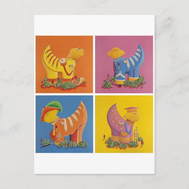 Beatles Sgt Pepper Vykort (Framsida)