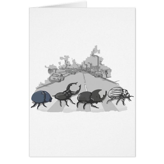 Beatleset Hälsningskort (Framsidan)