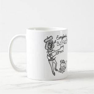 Beatnikchick och Eddie kaffemugg