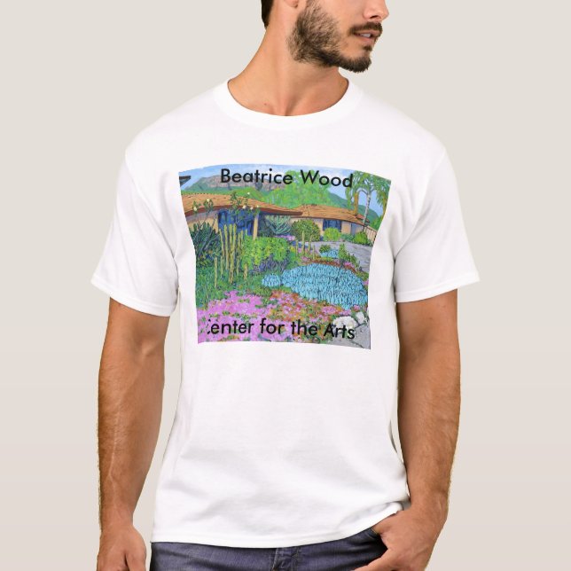 Beatrice trä centrerar för konstt-skjortan tee shirt (Framsida)