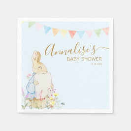 Beatrix Peter, Rabbit Woodland Baby Shower Pappersservett
