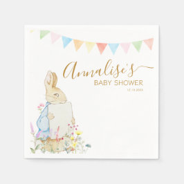Beatrix Peter, Rabbit Woodland Baby Shower Pappersservett