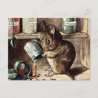 Beatrix Potter Bad Mice Spilling Ris Vykort