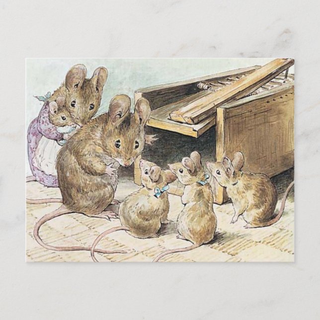 Beatrix Potter, Barnens historia Bokar Vykort (Framsida)