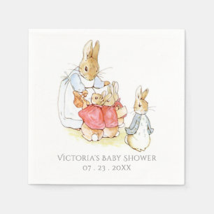Beatrix Potter Bunny Rabbit Baby Shower Pappersservett