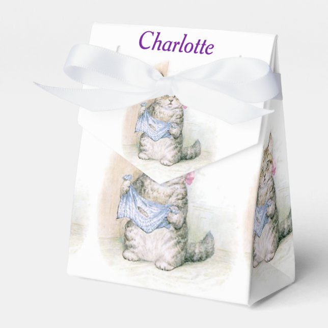 Beatrix Potter Cute Kitten Birthday Presentaskar (Framsidan Sidan)