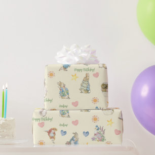 Beatrix Potter Cute Peter, kanin och vänner Presentpapper