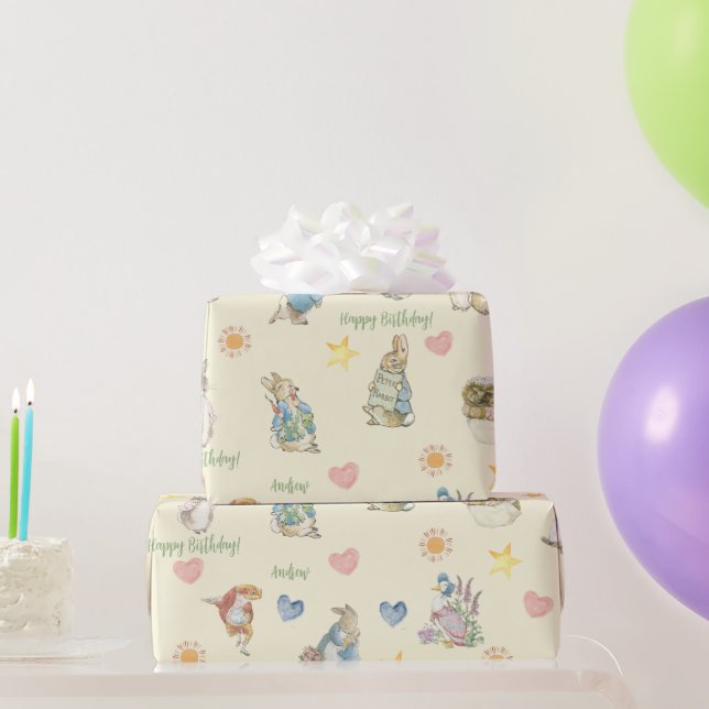 Beatrix Potter Cute Peter, kanin och vänner Presentpapper (Festgåvor)