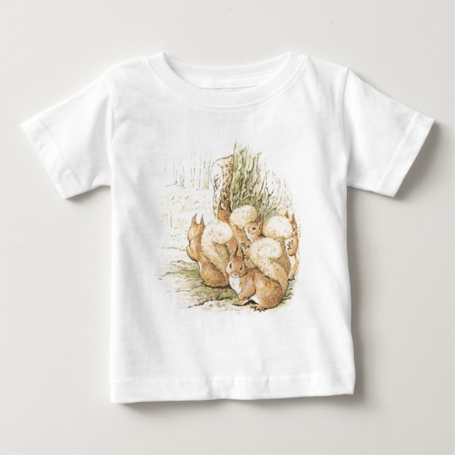 Beatrix Potter Fem ekorrar T-shirt (Framsida)