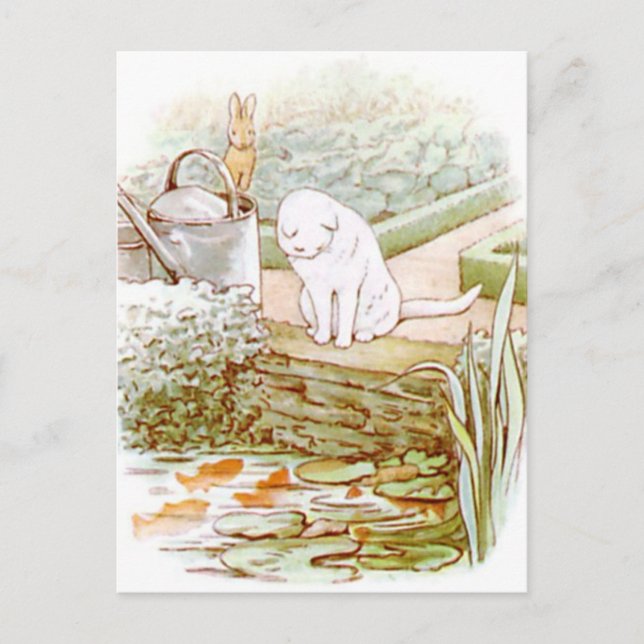 Beatrix Potter från Sagan om Peter Kanin Vykort (Framsida)