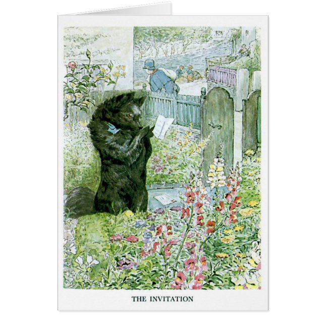 Beatrix potter hälsningskort (Framsidan)