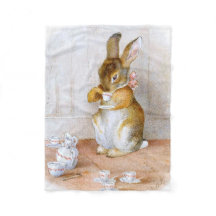 Beatrix potter: Kaninflicka som dricker Tea