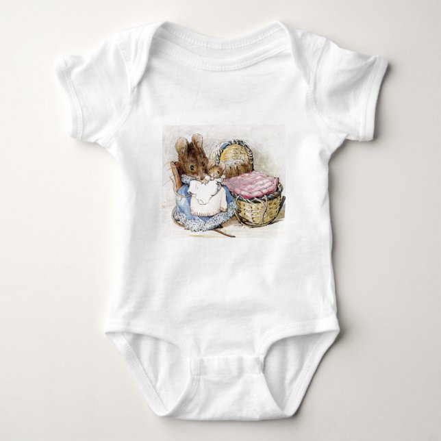 Beatrix Potter, Mor Mouse och Spädbarn Tee (Framsida)