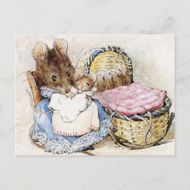 Beatrix Potter Mor och Baby Mice Vykort