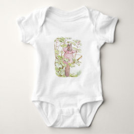 Beatrix Potter Mor Squirrel Rosa Dress Träd T Shirt