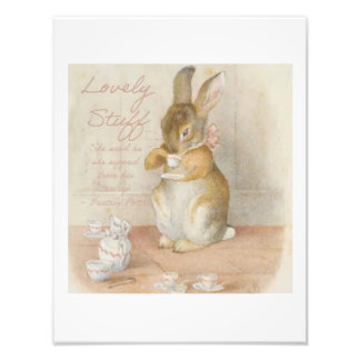 Beatrix Potter Peter Rabbit Kaninens Tesalong Fototryck