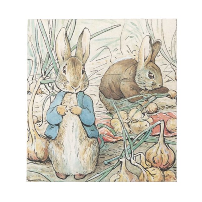 Beatrix Potter Peter Rabbit och Benjamin Bunny Anteckningsblock (Framsida)