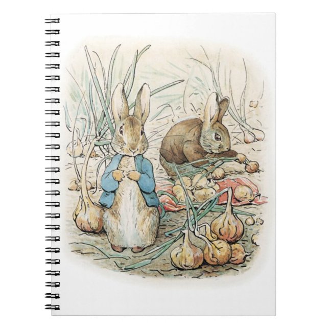 Beatrix Potter Peter Rabbit och Benjamin Bunny Anteckningsbok (Framsidan)