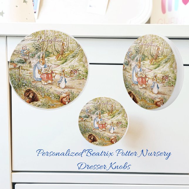 Beatrix Potter Peter Rabbit och Friends Knopp (Skapare uppladdad)