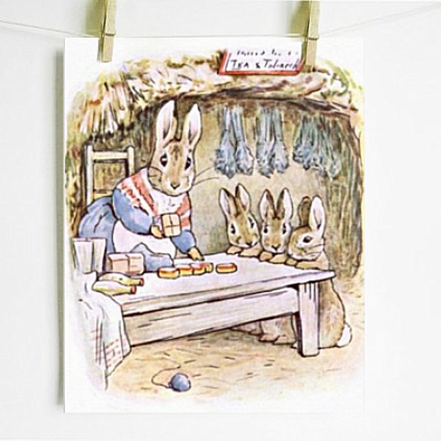 Beatrix Potter Sagan om Benjamin Bunny Peter Poster (Skapare uppladdad)