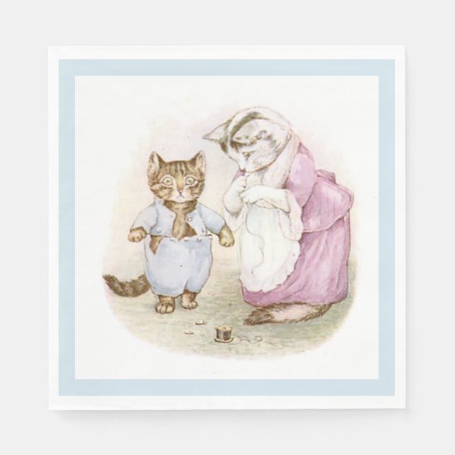 Beatrix Potter, Tom Kitten, Anpassningsbar Pappersservett (Framsidan)