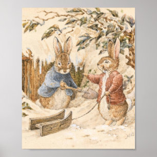 Beatrix Potter Winter Season Poster
