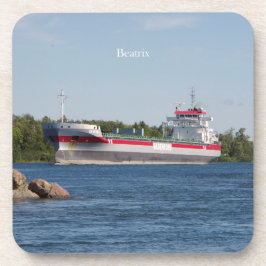 Beatrix-uppsättning med 6 underlägg av plast