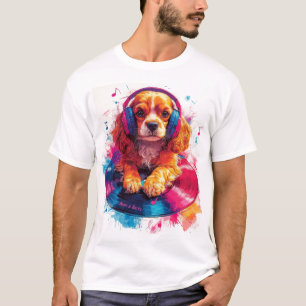 Beats & Barks - Cocker Spaniel Musik T Shirt