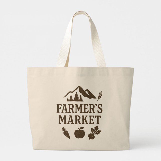 Beats Carrot Apple Farmers Market Jumbo Tygkasse (Baksida)