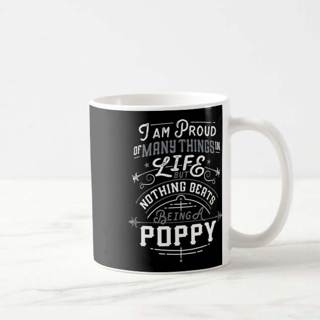 Beats för att vara en poppy farfar fars dag män kaffemugg (Höger)