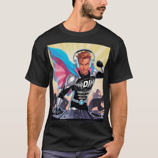 Beats Hero: DJ Defender T Shirt (Framsida)
