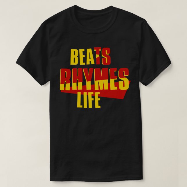 Beats Rhymes Life T Shirt (Design framsida)