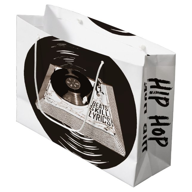 BEATS SKILL LYRICS PÅ TURNTABLE HIP HOP (Framsidan Vinklad)