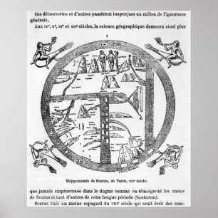 Beatus av den Turin mappamundien Poster