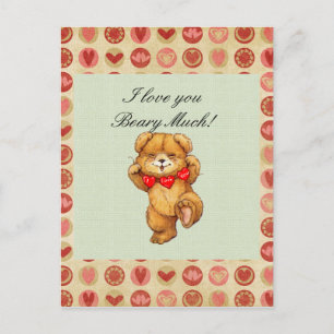 Beaty mycket Photo Valentine-mall Helg Vykort