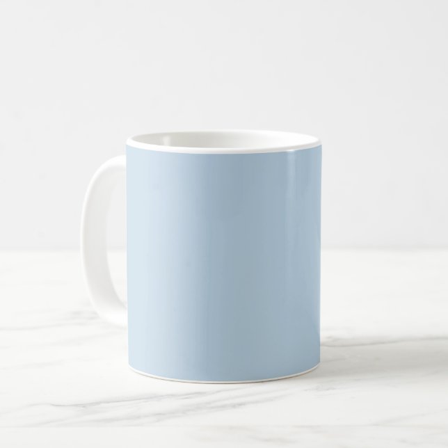 Beau blue (fast färg) kaffemugg (Framsida vänster)